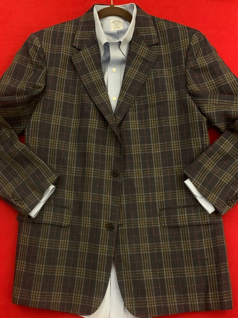 BROOKS BROTHERS Plaid Sport Jacket